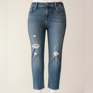 Levi’s Boyfriend Jeans – Distressed Medium Wash, Size 32